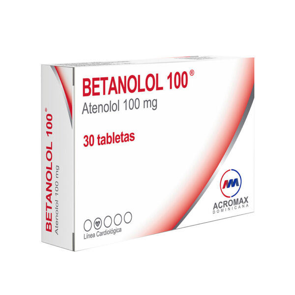 Betanolol 100Mg Tabletas - FarmaciaRD