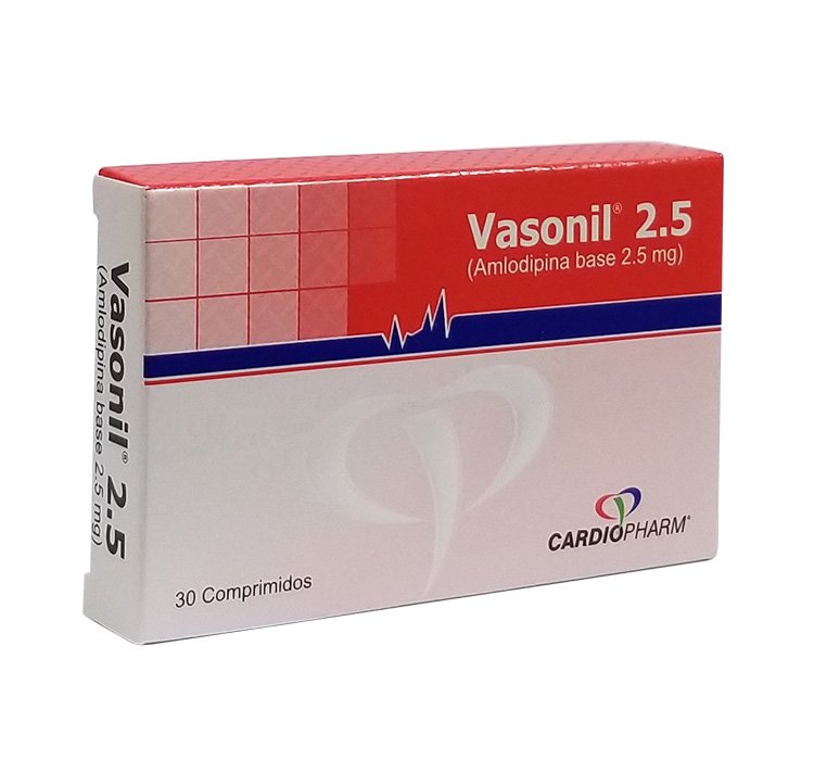 Vasonil 2 5mg comprimidos farmaciard