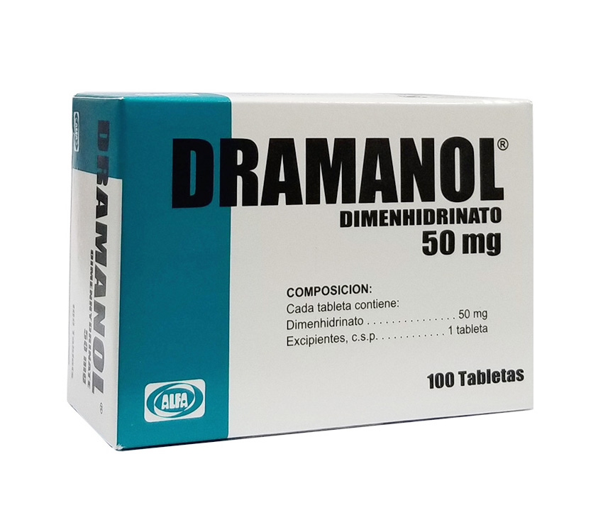 Dramanol 50mg tabletas farmaciard