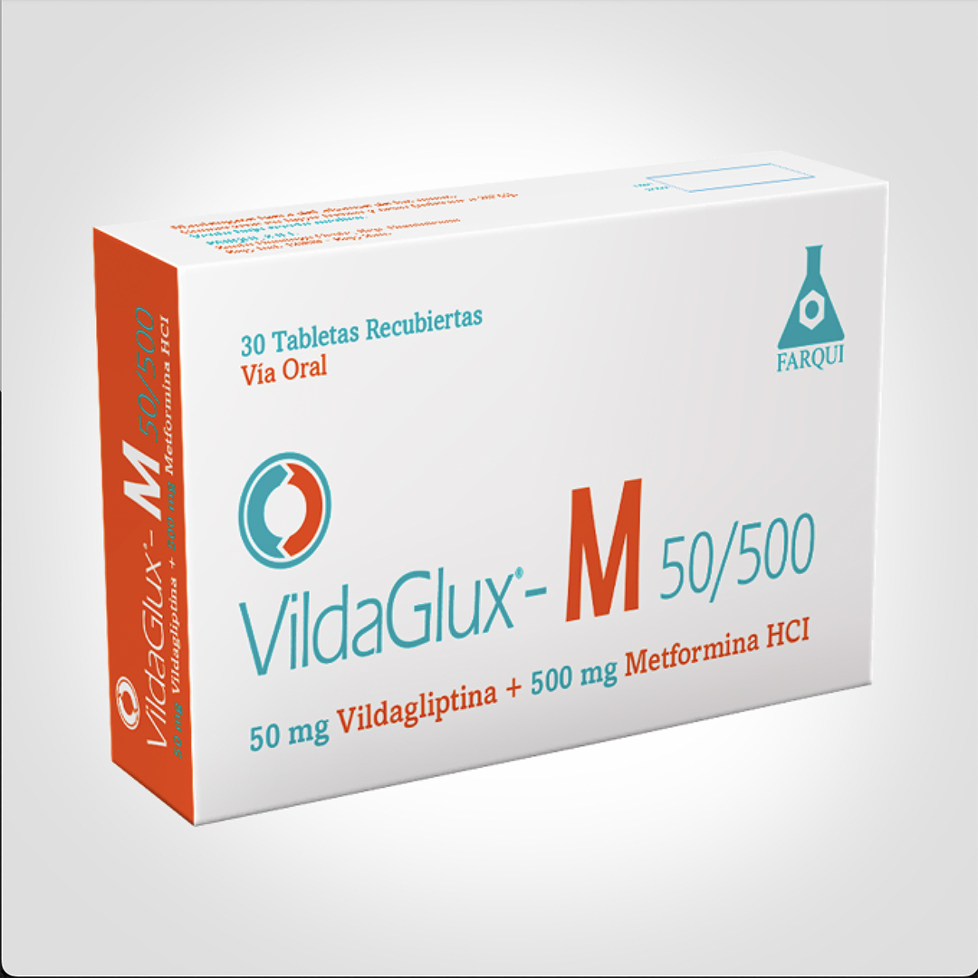 Vildaglux M 50/500Mg Capletas - FarmaciaRD