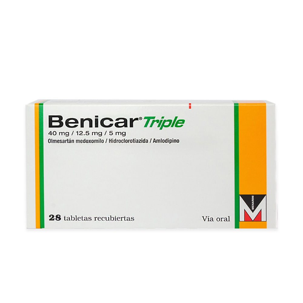 Benicar Triple 40/12.5/5Mg Tabletas - FarmaciaRD